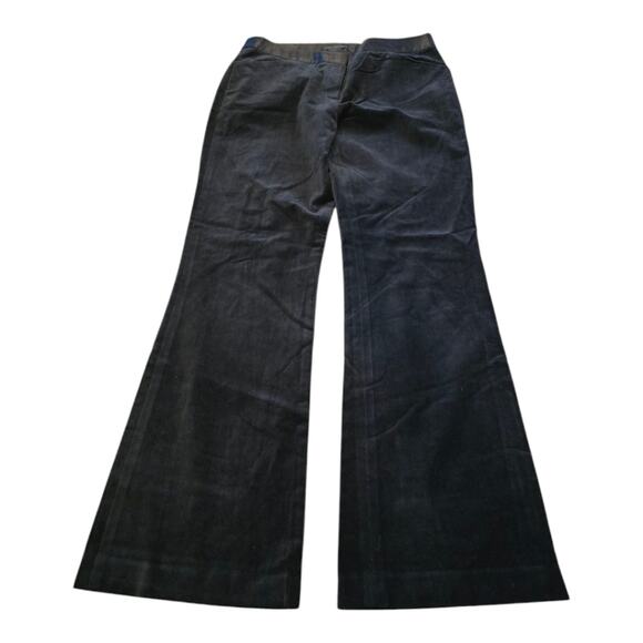 J. Jill Wearever Velvet-Knit High Rise Straight-Leg Trousers Size 10 - Picture 1 of 8